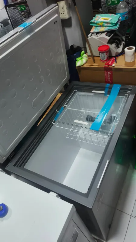 Frízer congelador horizontal de marca Velonova 420 Litros