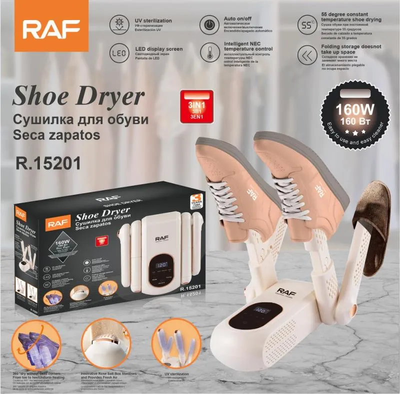 Secador De Calzado Raf Shoes Dryer Esterilizador Uv 160w x 12 unidades