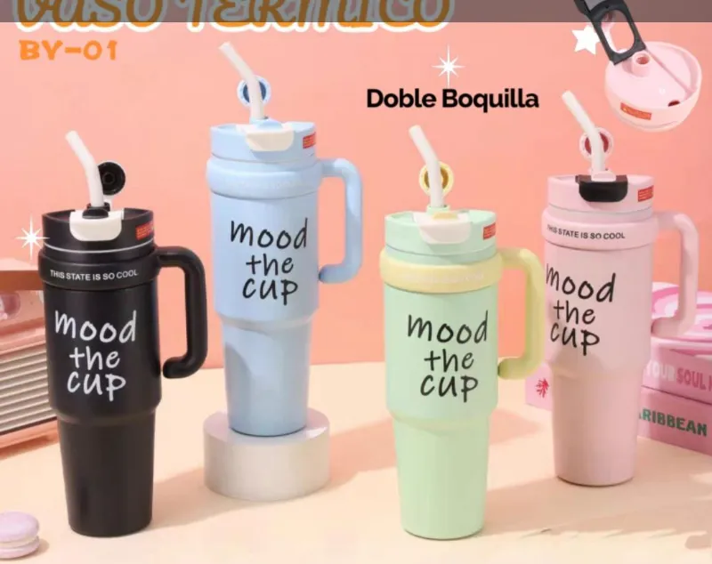 Vaso térmico tipo tumbler x 12 unidades