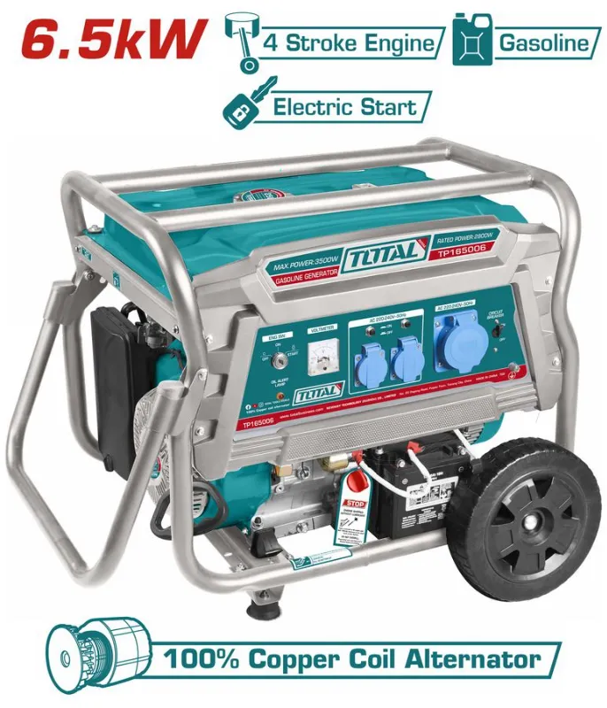 Generador Eléctrico Grupo Electrógeno 6500w Total