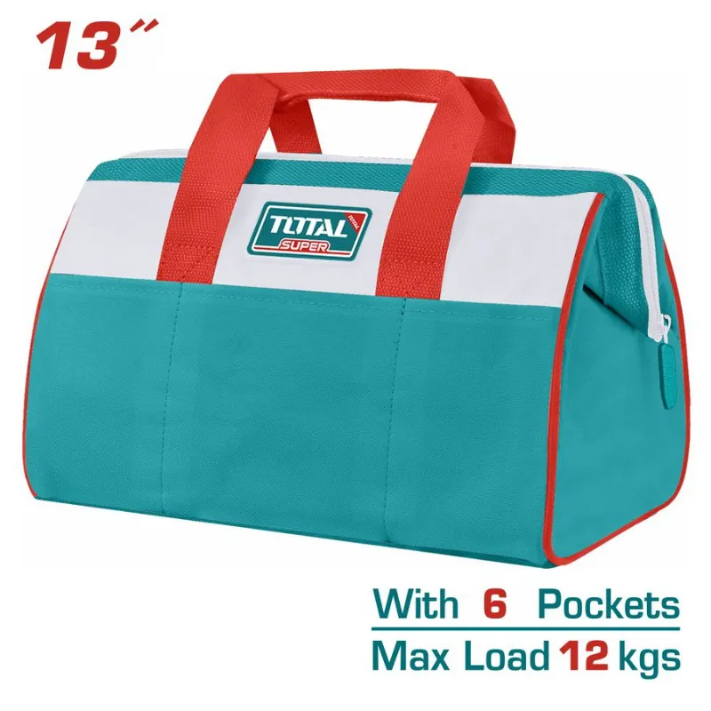 bolso de 13 pulgadas diseñado para el almacenamiento de herramientas TOTAL