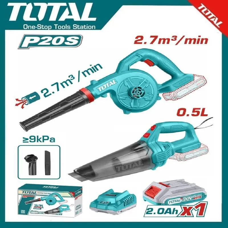 Kit Aspiradora + Soplador Inalámbrico Total